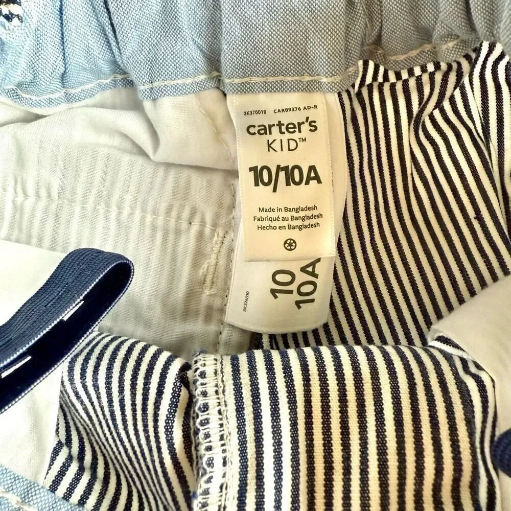 NWOT Carter’s boys pinstriped Bermuda shorts